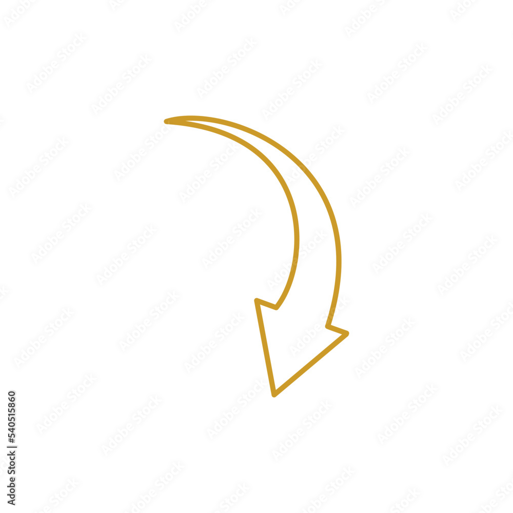 Arrow cursor pointer icon vector design illustration. Arrow cursor pointer icon vector design illustration.
