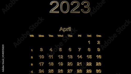 calendar EN -2023 - 04a photo