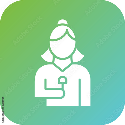 Female Journalist Icon Style