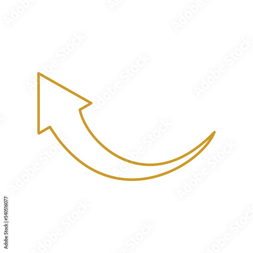 Arrow cursor pointer icon vector design illustration.