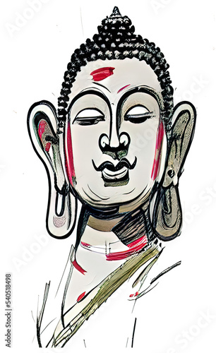 Buddha art for meditation and pray