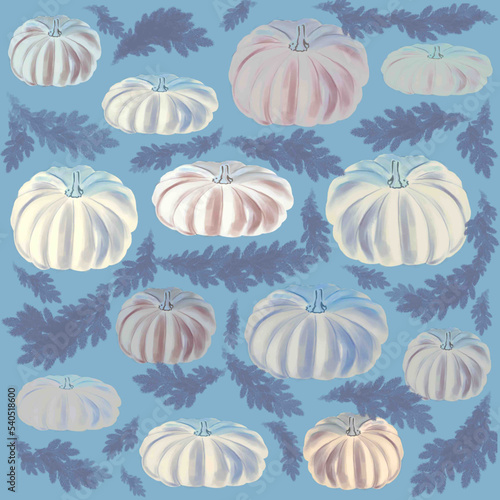 seamless pattern with lollipops pumpkins christmas