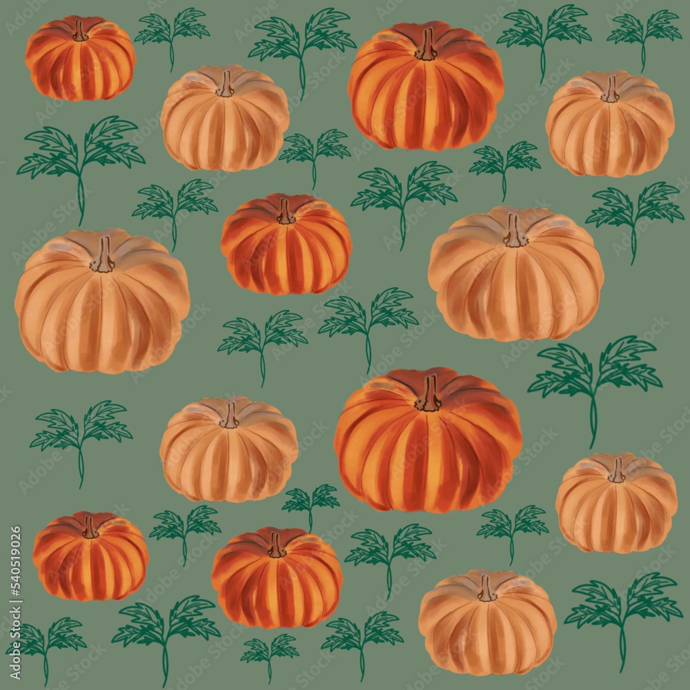 seamless pattern with pumpkins seamless pattern with pumpkins