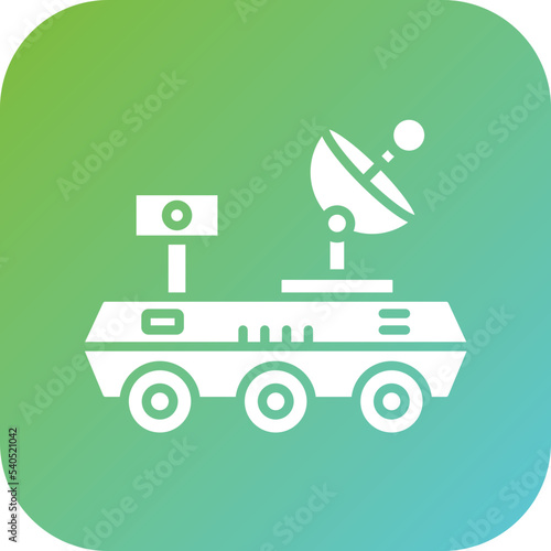 Mars Rover Icon Style