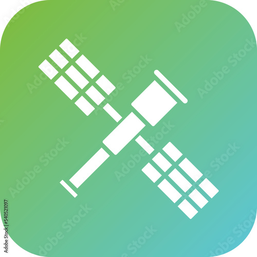 Hubble Telescope Icon Style