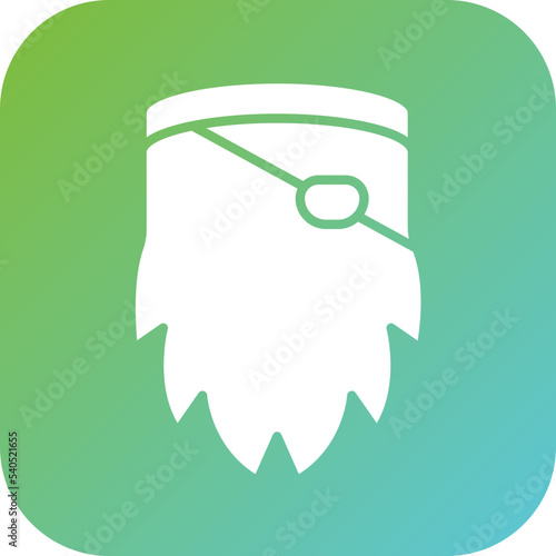 Pirate Beard Icon Style