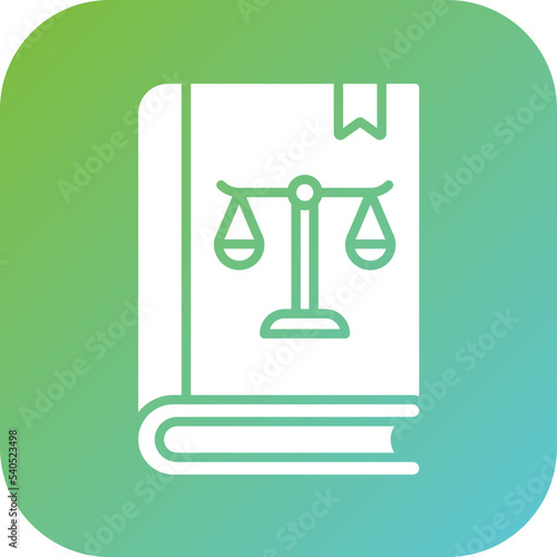 Law Book Icon Style