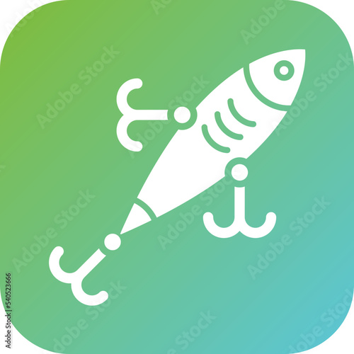 Fishing Lure Icon Style