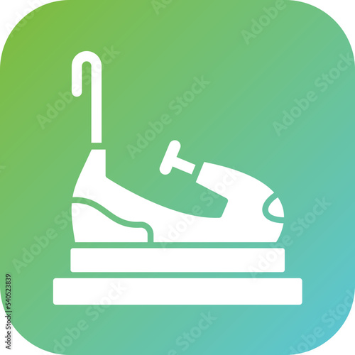 Bumper Cars Icon Style