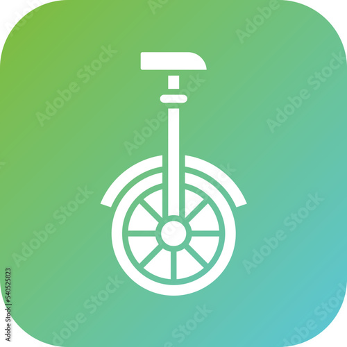 Monocycle Icon Style