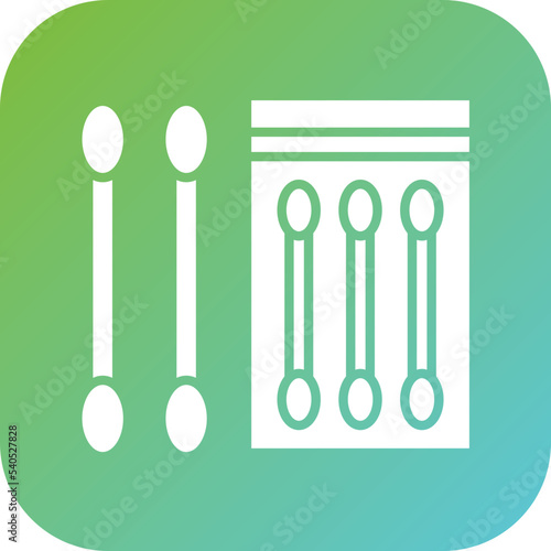 Cotton Swabs Icon Style