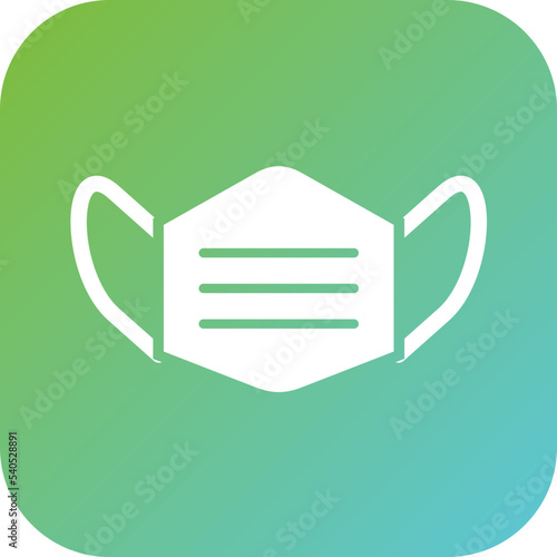 Face Mask Icon Style