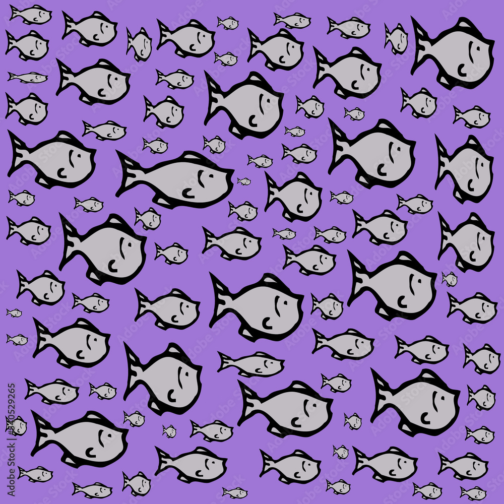 Swimming fish design Swimming fish design