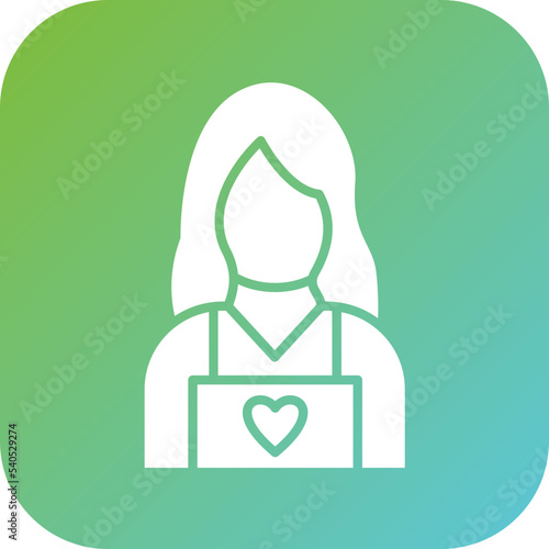 Child Caretaker Icon Style