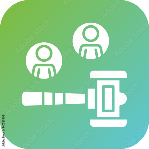 Public Auction Icon Style