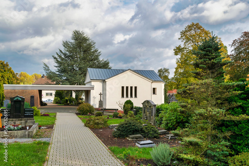 Friedhofskapelle auf einem Friedhof in Wülfrath