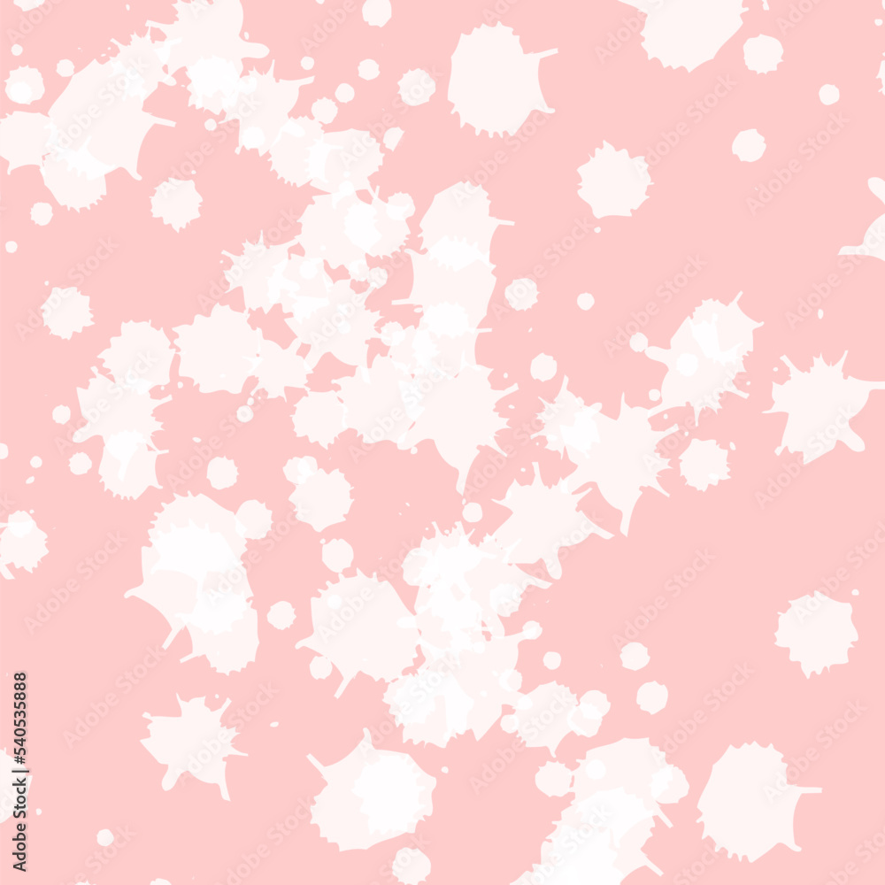white drops on pink. girly. white drops on pink. girly.