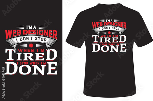  Web Designer T shirt Design