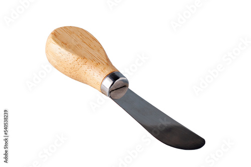 knife for spreading pate, on a white background, isolate
