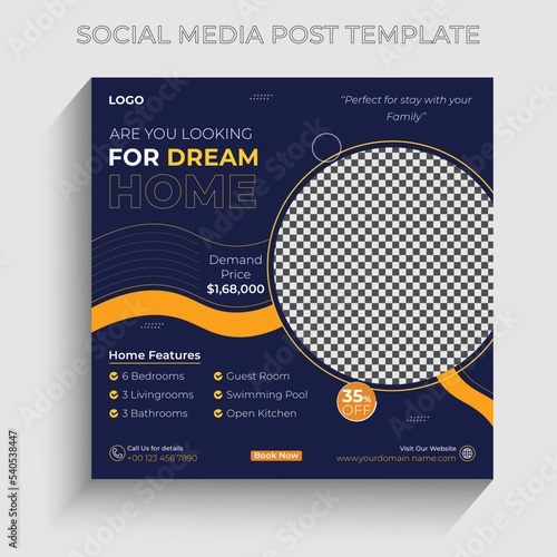 Corporate Digital marketing social media and post design template
