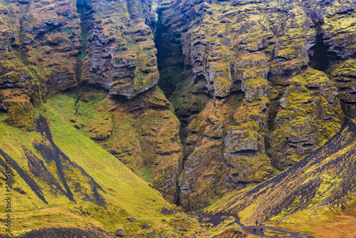 Rauðfeldsgjá Gorge (Snaefellsnes Peninsula, Iceland) photo