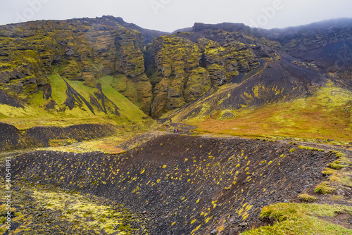 Rauðfeldsgjá Gorge (Snaefellsnes Peninsula, Iceland) photo