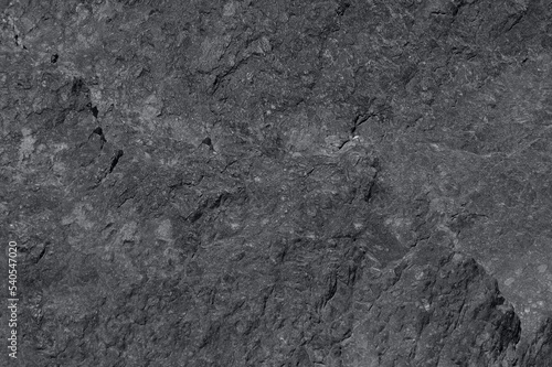 Gray balck rock texture background. Copy space for text