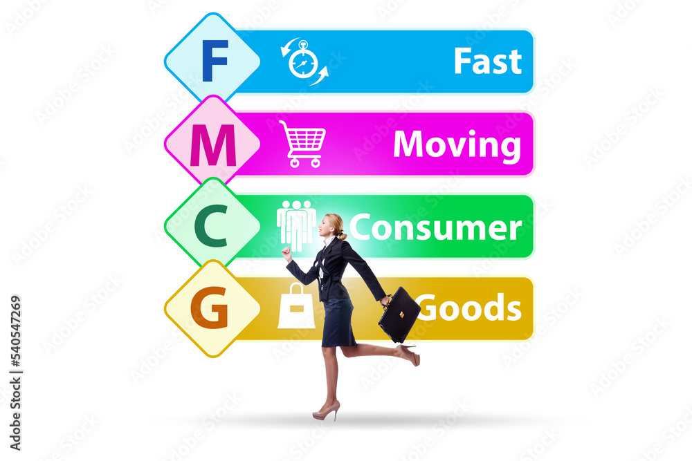 FMCG concept - fast moving consumer goods
