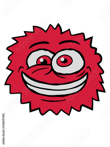 Monster verrücktes Comic Gesicht 