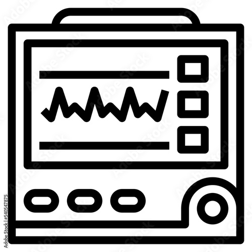 hospital line icon