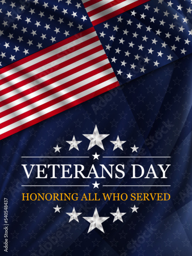Veterans day background. National holiday of the USA.