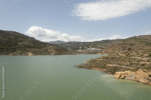 Beninar Reservoir in the south of Spain