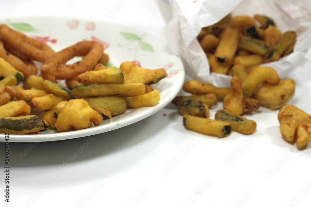 mixed patellate and fried vegetables- mixed patellate and fried vegetables-