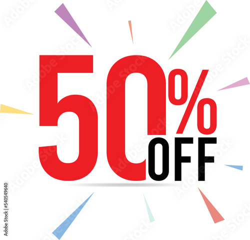 50% off banner, Discount Banner