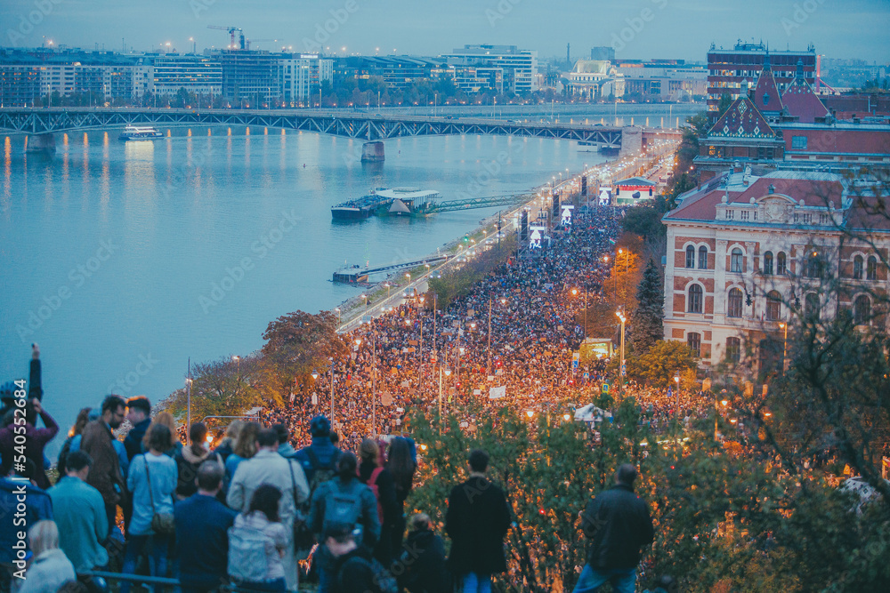 Fototapeta premium 23. October 2022. Budapest