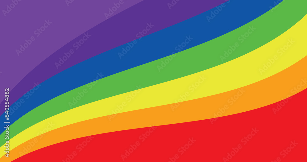 rainbow colorful wave background