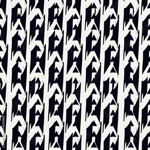 Hand drawn abstract wallpaper. Paint brush seamless surface pattern. Texture background. Template image. Fabric motif. Digital paper. Ethnic textile print backdrop. Web designing. Art illustration.