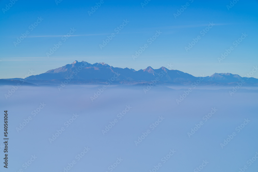 The Pieniny - Pieniny national park is a mountain range in the south of Poland and the north of Slovakia.