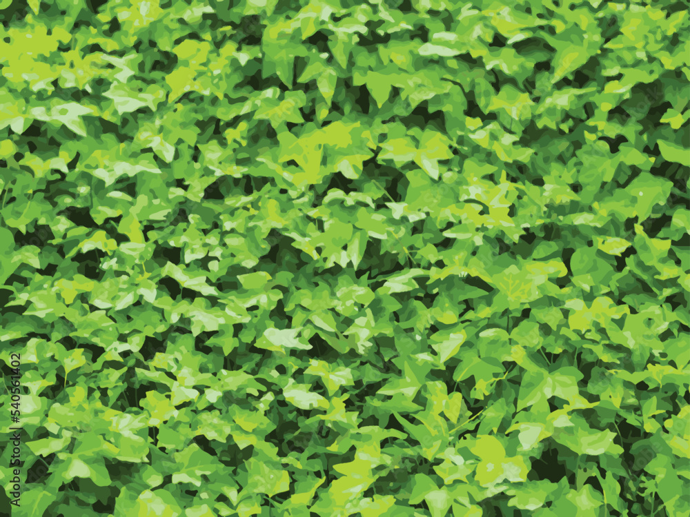 vector green leaves background with colours and yellow vector green leaves background with colours and yellow