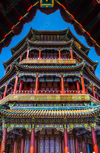 Longevity Hill Buddha Tower Summer Palace Beijing China