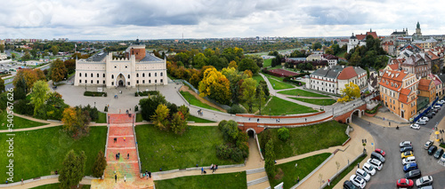 City center and royal castle in Lublin