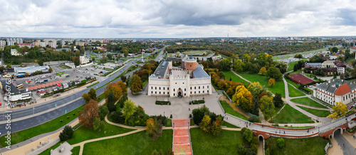 City center and royal castle in Lublin photo