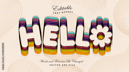 Blend Bauhauss 3D Bold Text Effect