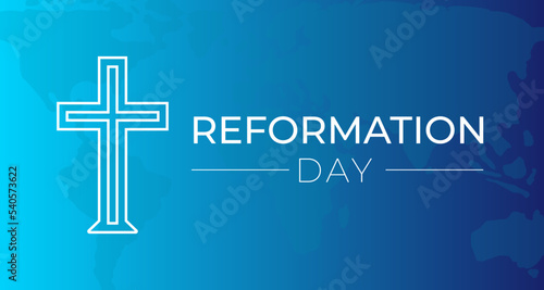 World Reformation Day Background Illustration Banner