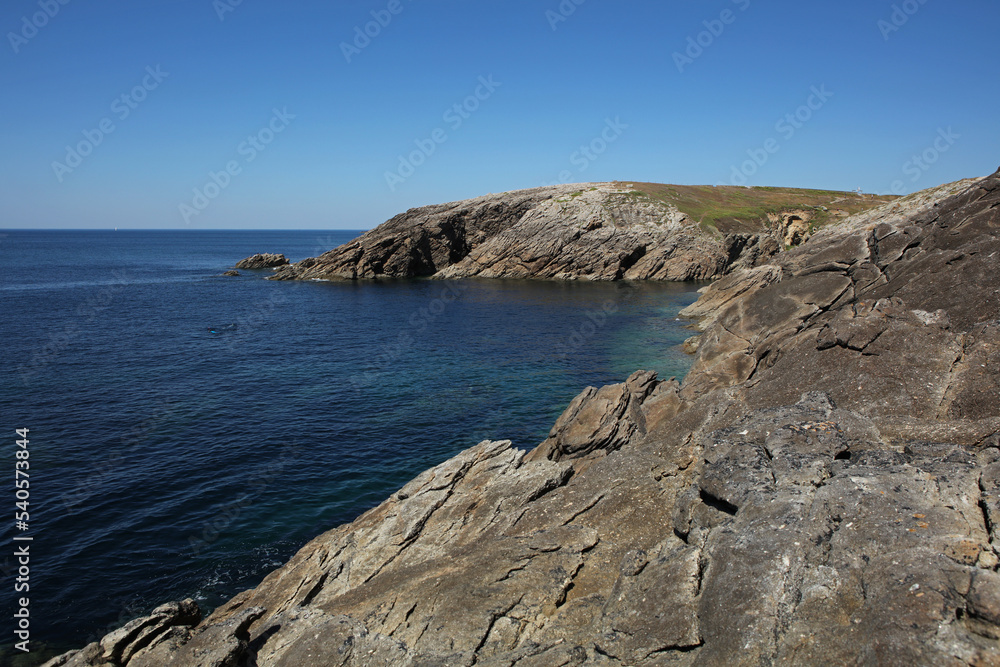 Wild Coast of Quiberon peninsula, Brittany, France