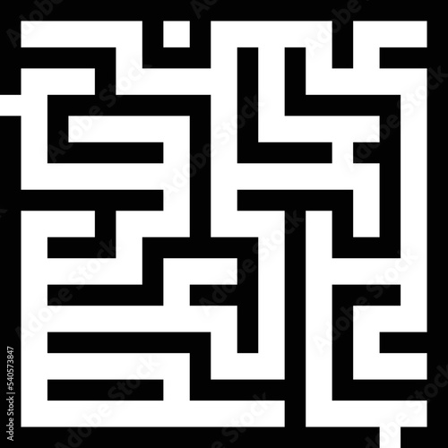 simple maze shape