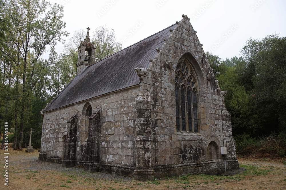 Chapel Notre-dame penity or kerity in Karnoet, Brittany, France