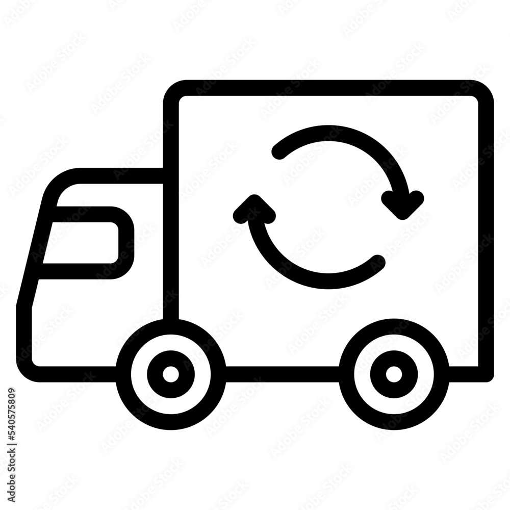 Garbage Truck Icon Garbage Truck Icon