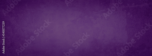 dark purple background with texture border grunge, distressed light purple center with dark purple border, old vintage grunge pattern, royal purple website banner or header