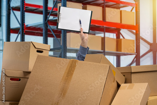 Warehouse revision. Hand wi...